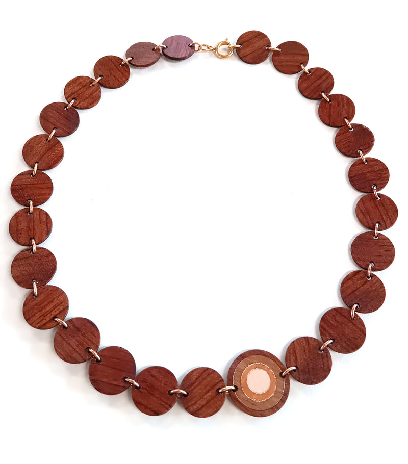 Schakelcollier Bubinga